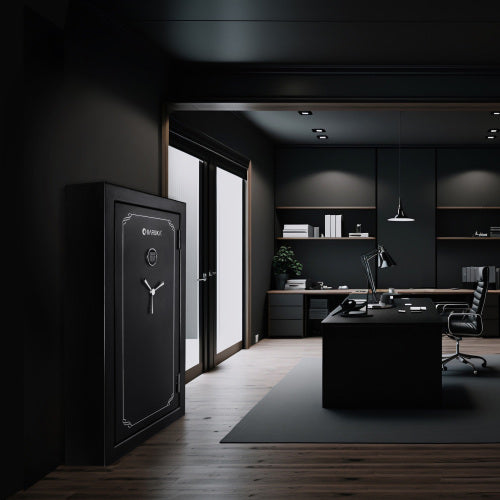 BASALT 45 Pro Fireproof Gun Safe, 1 Hour Fire Protection, Holds 45 Rifles