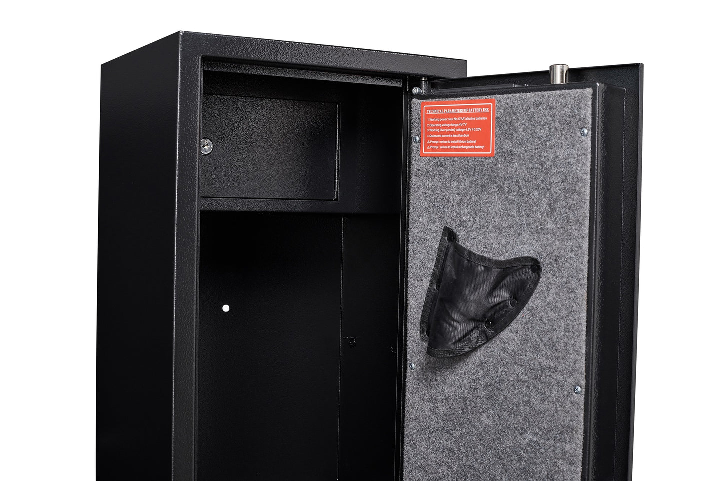 GRANITE Biometric Rifle Safe, Holds 4-5 Long Guns