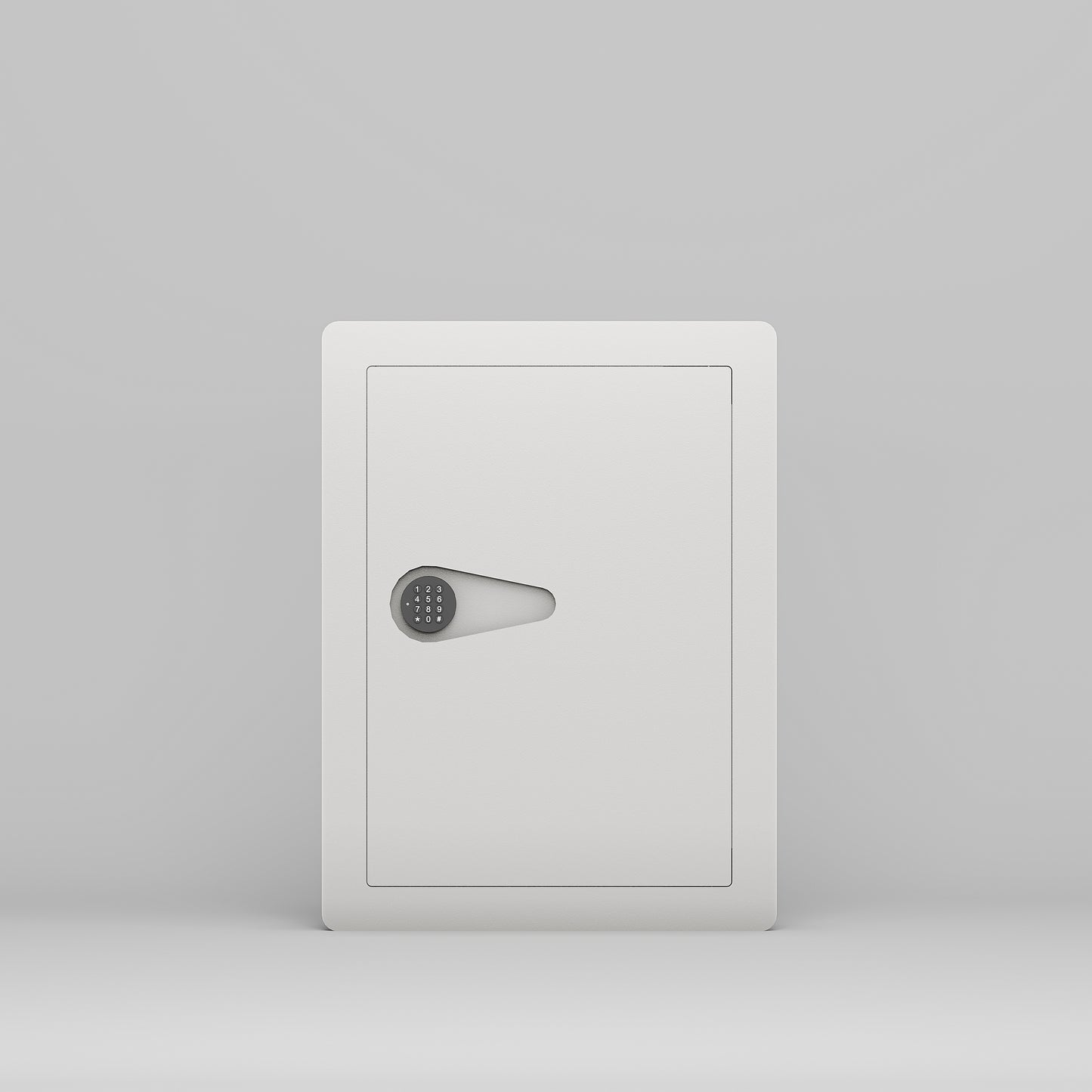 SLATE S In Wall Safe, Small Size, White