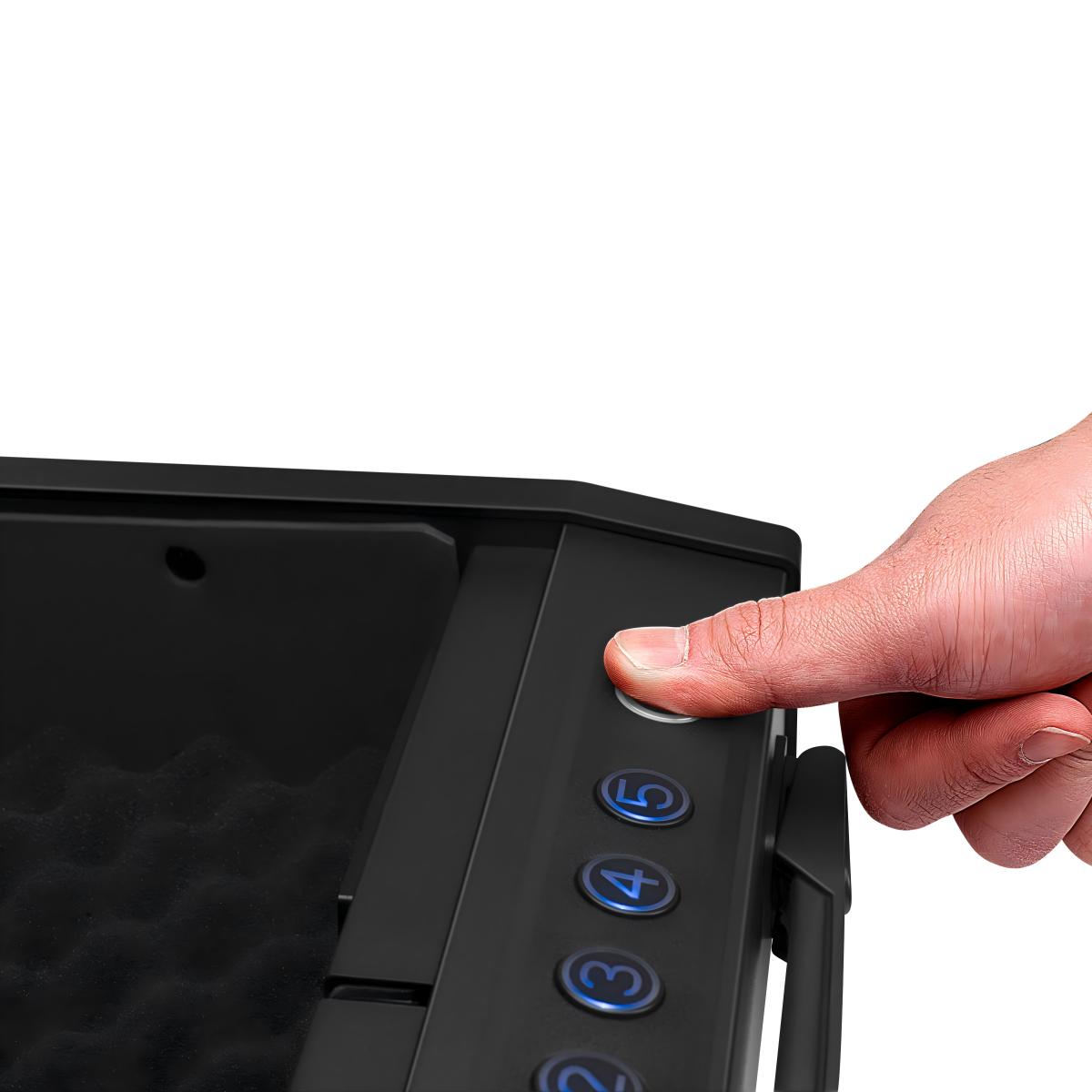 SHALE XL Biometric Pistol Safe with Handle