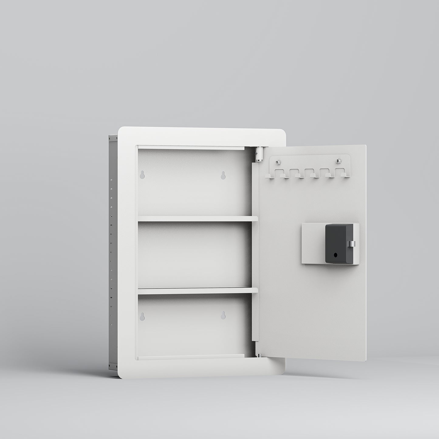 SLATE S In Wall Safe, Small Size, White