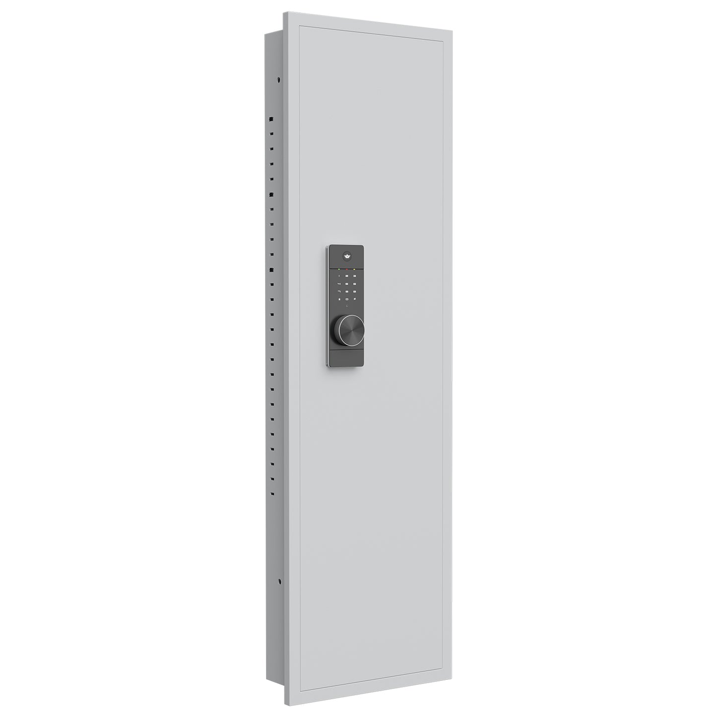 SLATE Wall Gun Safe, Hidden Mounted Between Studs, White