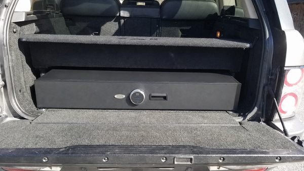 BEDROCK Underbed Gun Safe, Biometric Rifle Safe, Up to 2 Long Guns