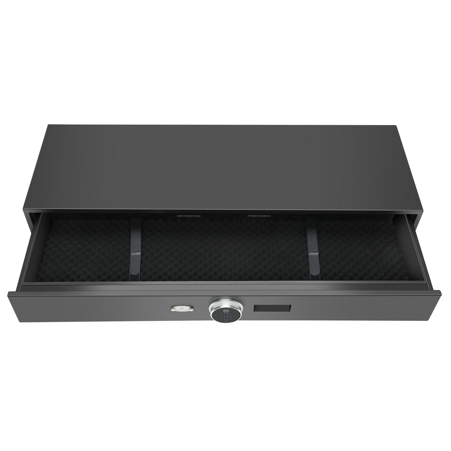 BEDROCK Underbed Gun Safe, Biometric Rifle Safe, Up to 2 Long Guns