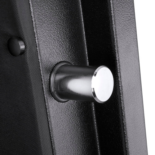 BASALT 45 Pro fireproof gun safe, close-up of a steel locking bolt and the padded door edge