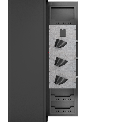 GRANITE Biometric Rifle Safe, Fingerprint Access, Holds 5 Long Guns + 3 Pistols